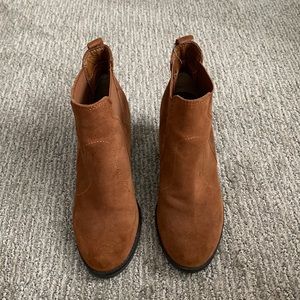 Suede Booties from Crown Vintage